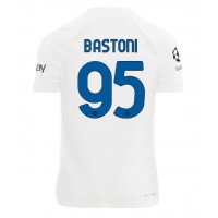 Inter Milan Alessandro Bastoni #95 Replica Away Shirt 2023-24 Short Sleeve